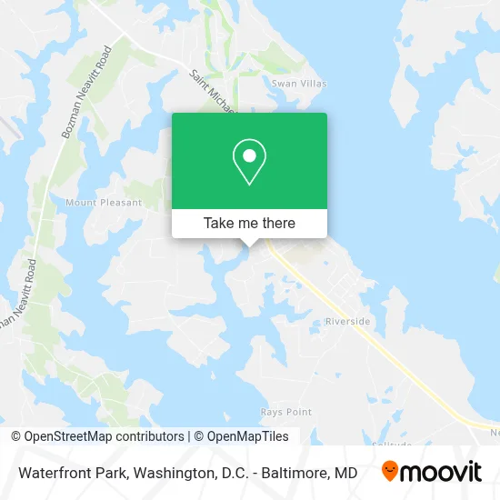 Waterfront Park map