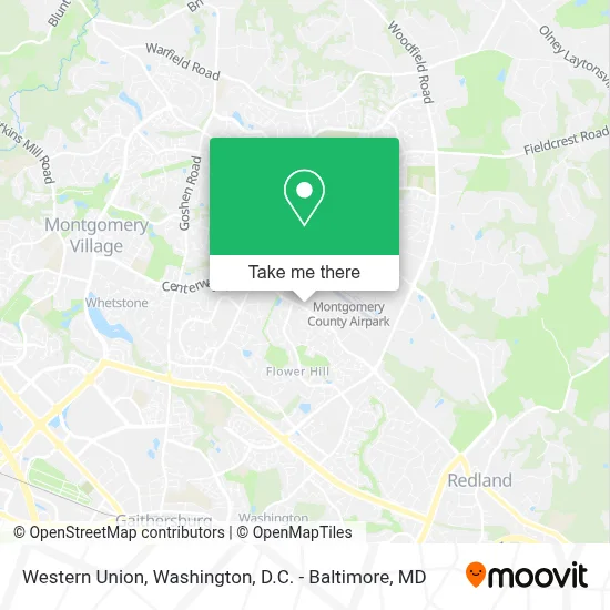 Western Union map
