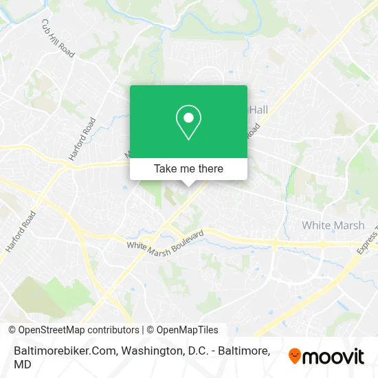 Baltimorebiker.Com map