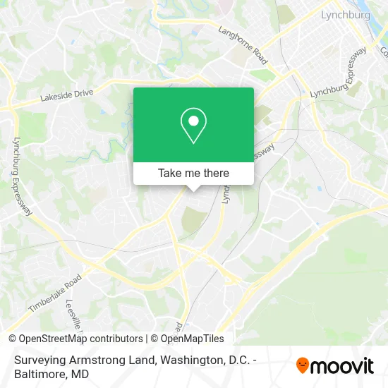 Surveying Armstrong Land map