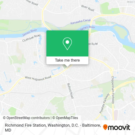 Richmond Fire Station map