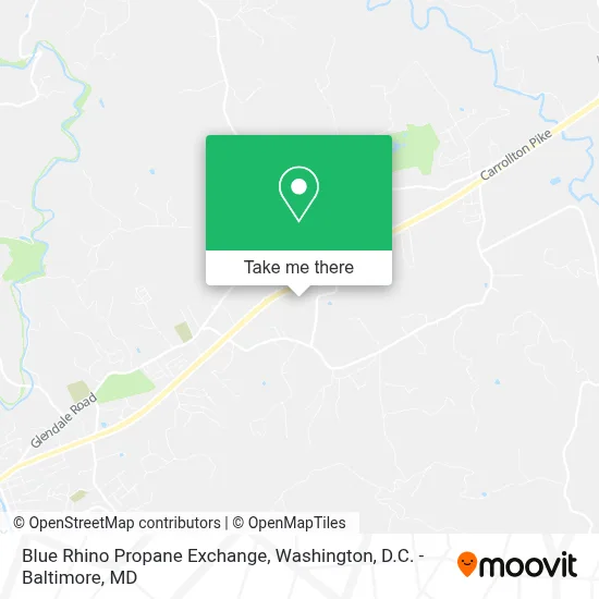 Blue Rhino Propane Exchange map