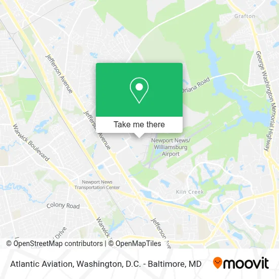 Atlantic Aviation map