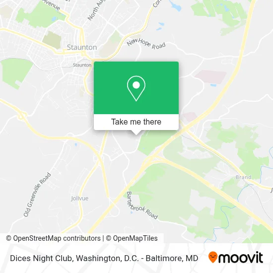 Dices Night Club map
