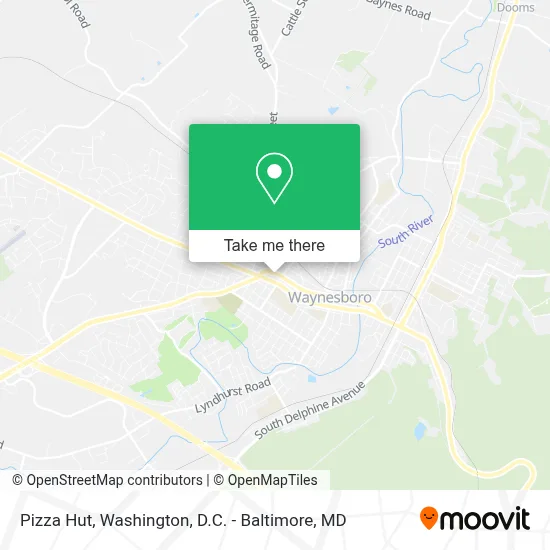 Pizza Hut map