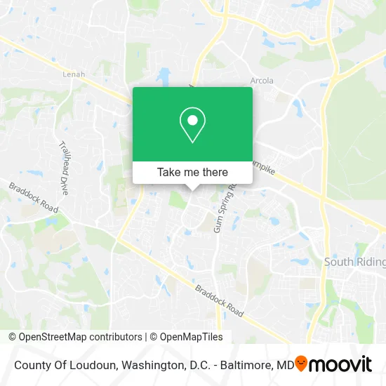 County Of Loudoun map