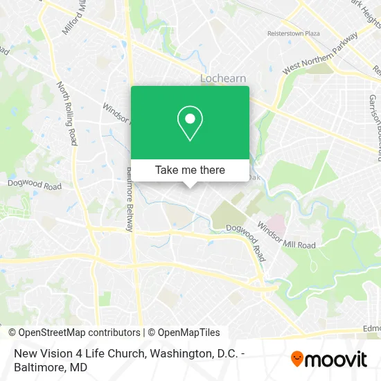 New Vision 4 Life Church map