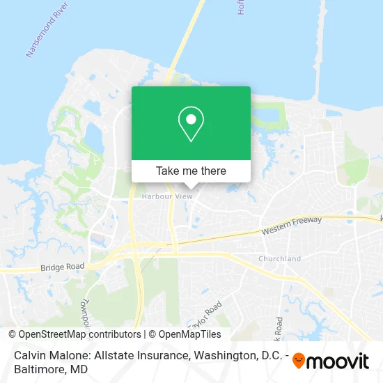 Calvin Malone: Allstate Insurance map