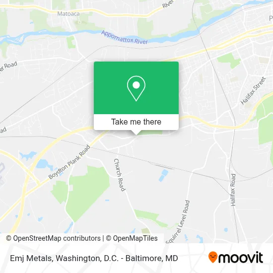 Emj Metals map