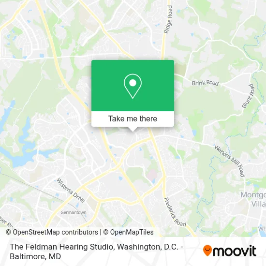 The Feldman Hearing Studio map