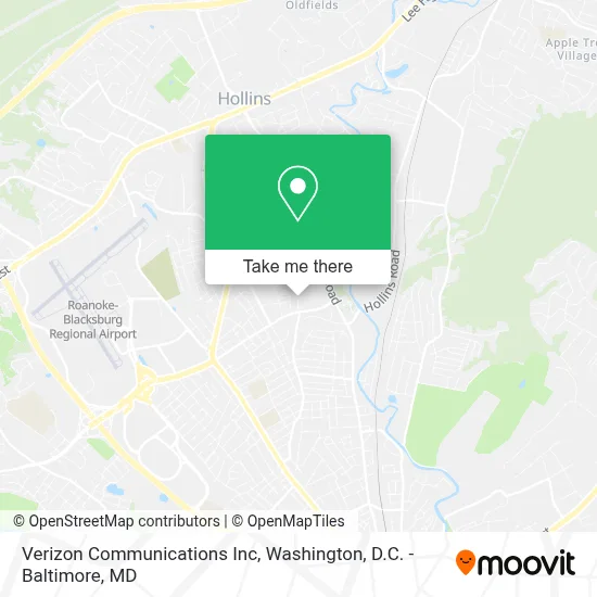 Verizon Communications Inc map