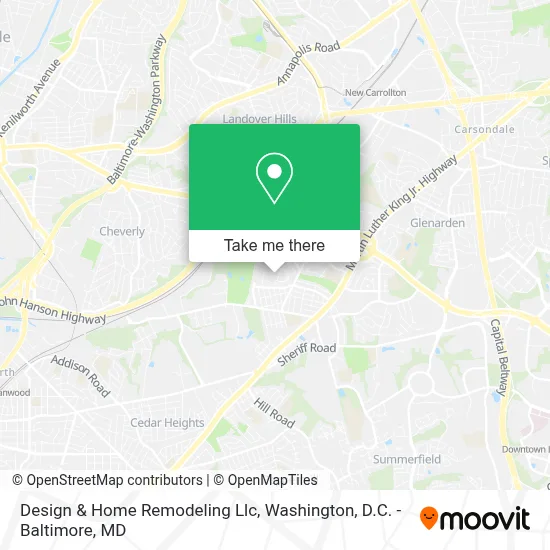 Design & Home Remodeling Llc map