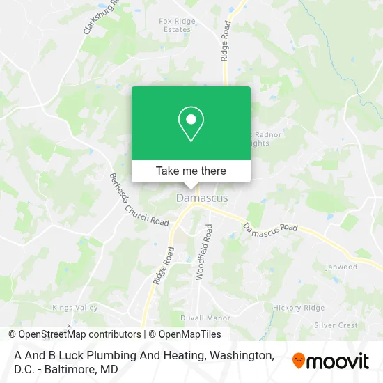 A And B Luck Plumbing And Heating map