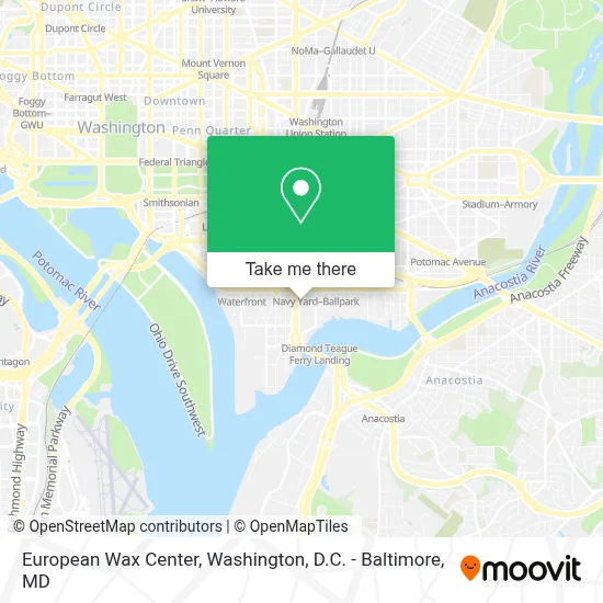 European Wax Center map