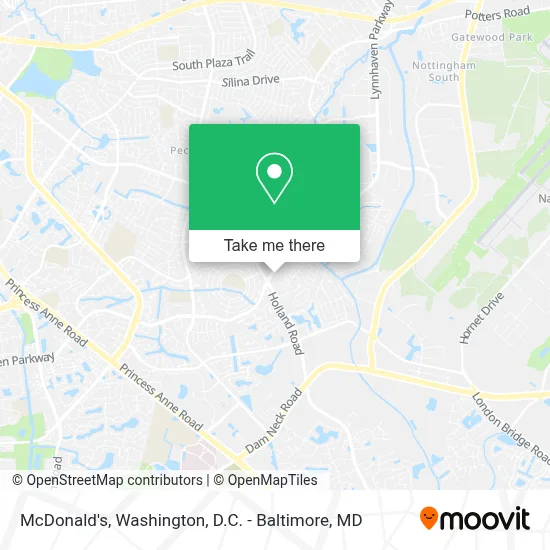 Mcdonald's map