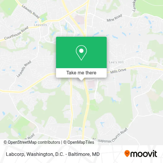 Labcorp map