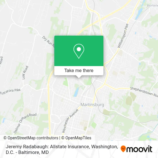 Jeremy Radabaugh: Allstate Insurance map