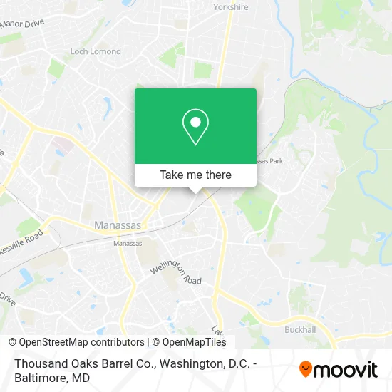 Thousand Oaks Barrel Co. map