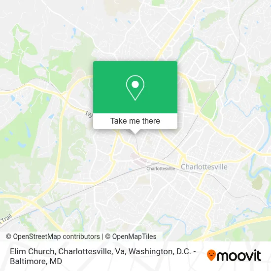 Elim Church, Charlottesville, Va map
