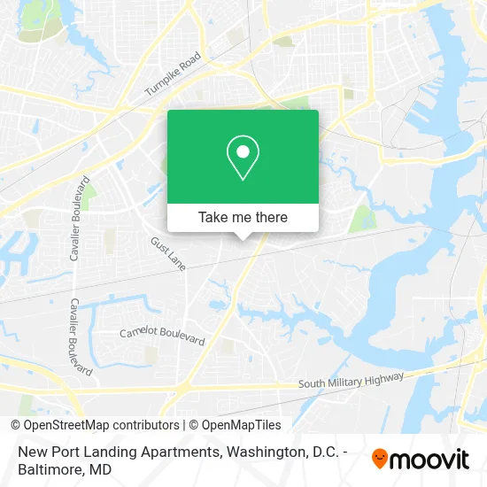 New Port Landing Apartments map