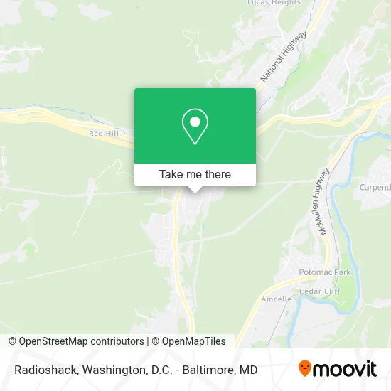 Radioshack map