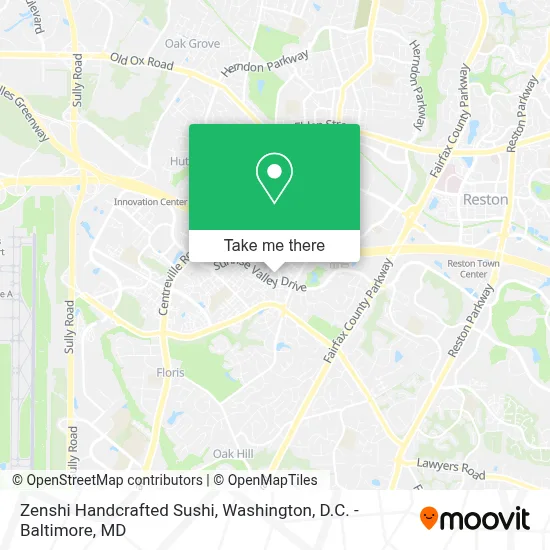 Zenshi Handcrafted Sushi map