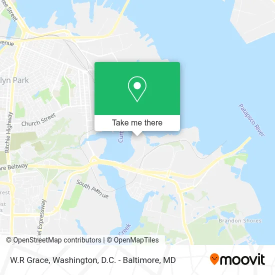 W.R Grace map