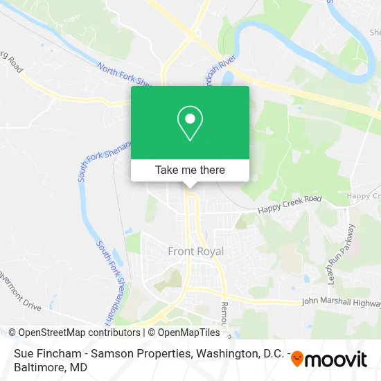 Sue Fincham - Samson Properties map