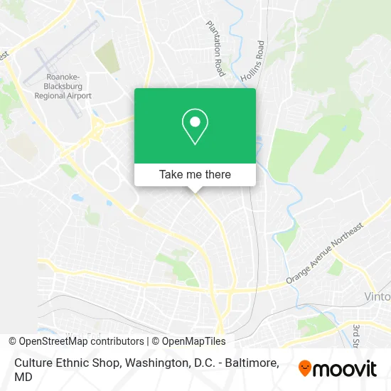 Culture Ethnic Shop map