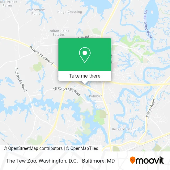 The Tew Zoo map