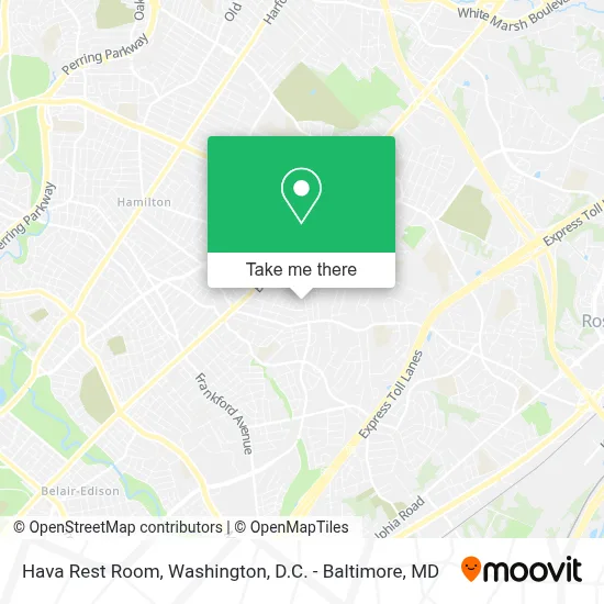 Hava Rest Room map