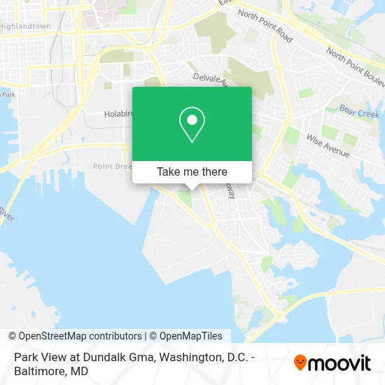 Park View at Dundalk Gma map