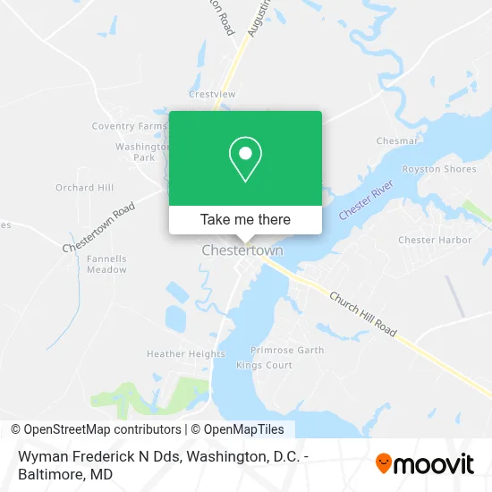 Wyman Frederick N Dds map