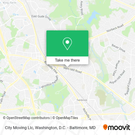 City Moving Llc map