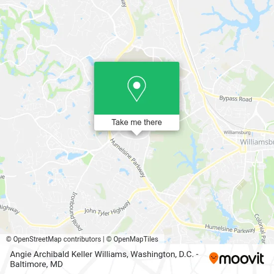 Angie Archibald Keller Williams map