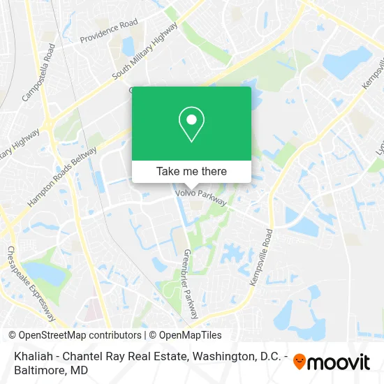Khaliah - Chantel Ray Real Estate map