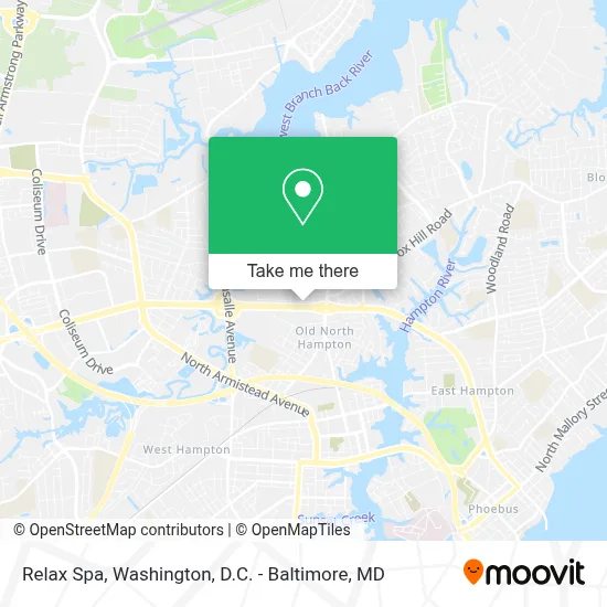 Relax Spa map