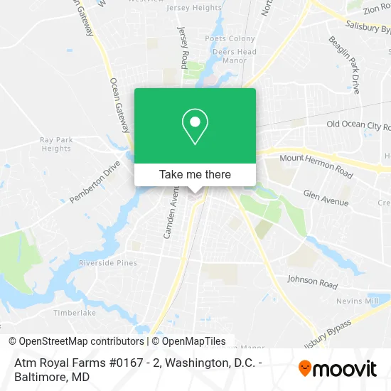 Atm Royal Farms #0167 - 2 map