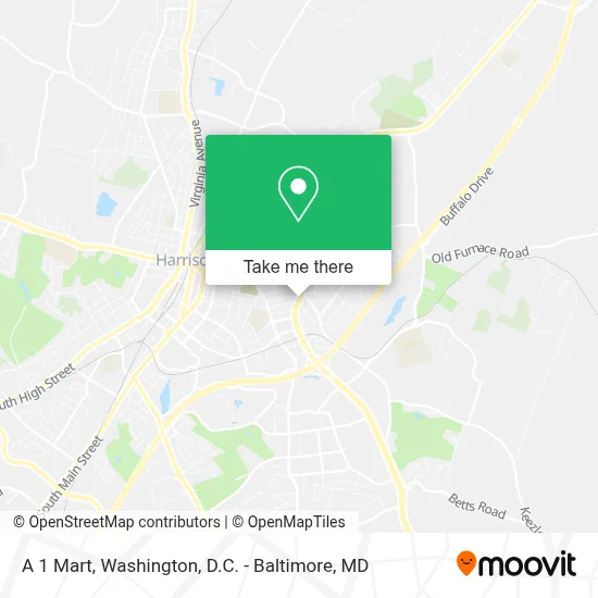 A 1  Mart map