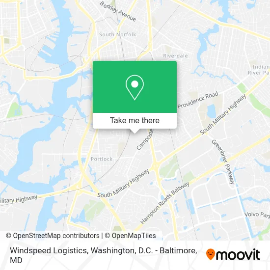 Windspeed Logistics map