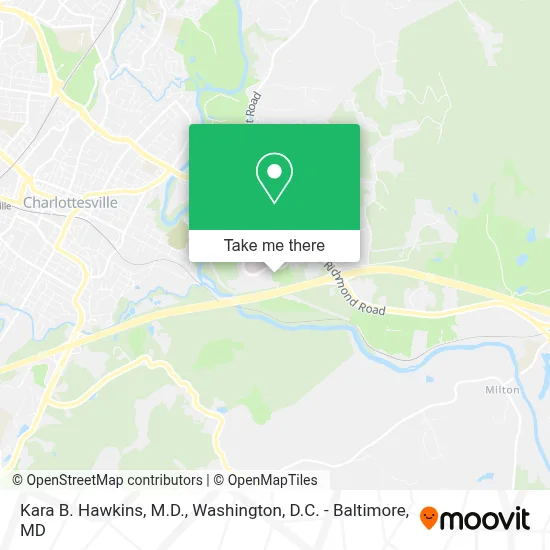 Kara B. Hawkins, M.D. map