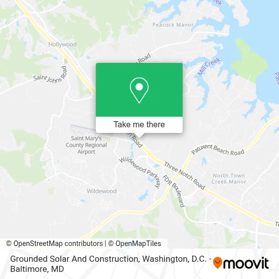 Grounded Solar And Construction map