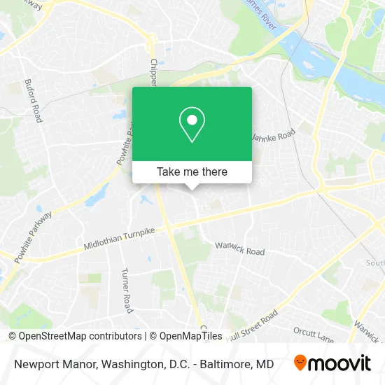 Newport Manor map