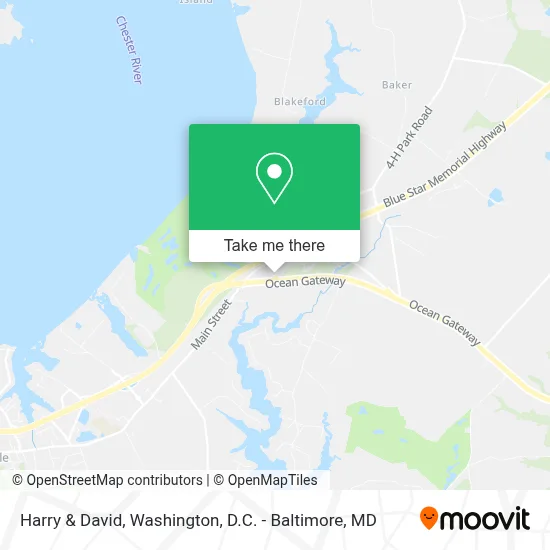 Harry & David map