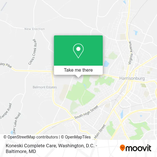 Koneski Complete Care map