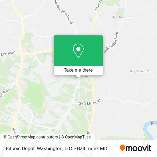 Bitcoin Depot map