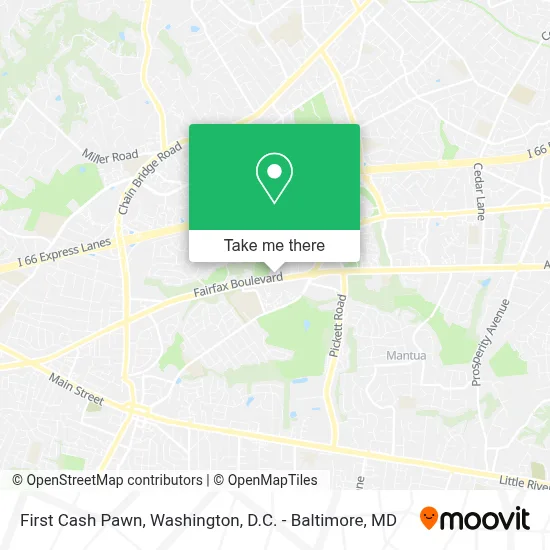 First Cash Pawn map