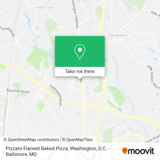 Pizzaro Flamed Baked Pizza map