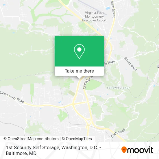 1st Security Self Storage map