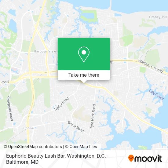Euphoric Beauty Lash Bar map